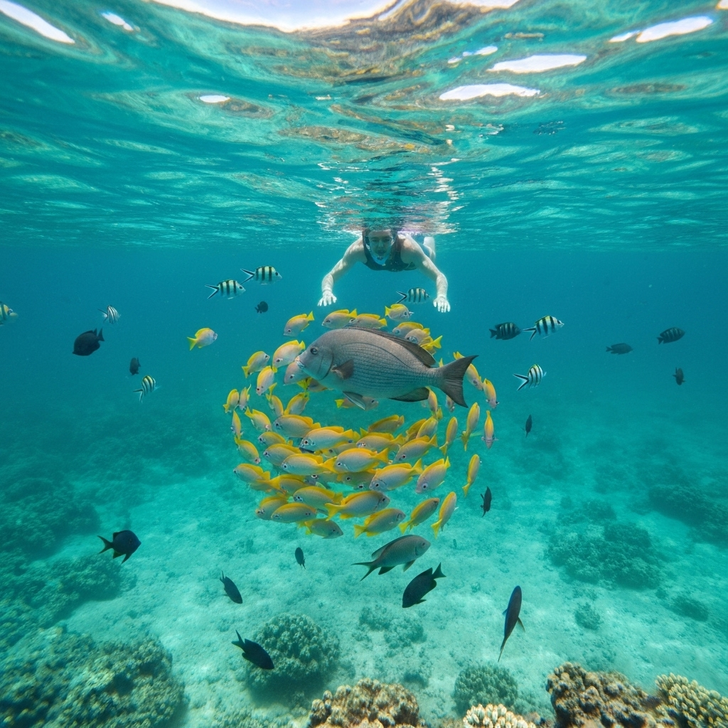 Sortie snorkelling dans les eaux de Tenerife